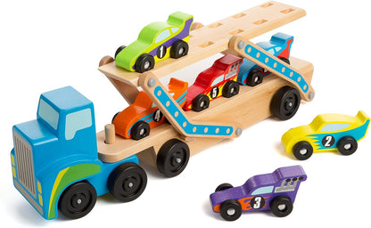 Melissa & Doug Jumbo Race-Car Carrier