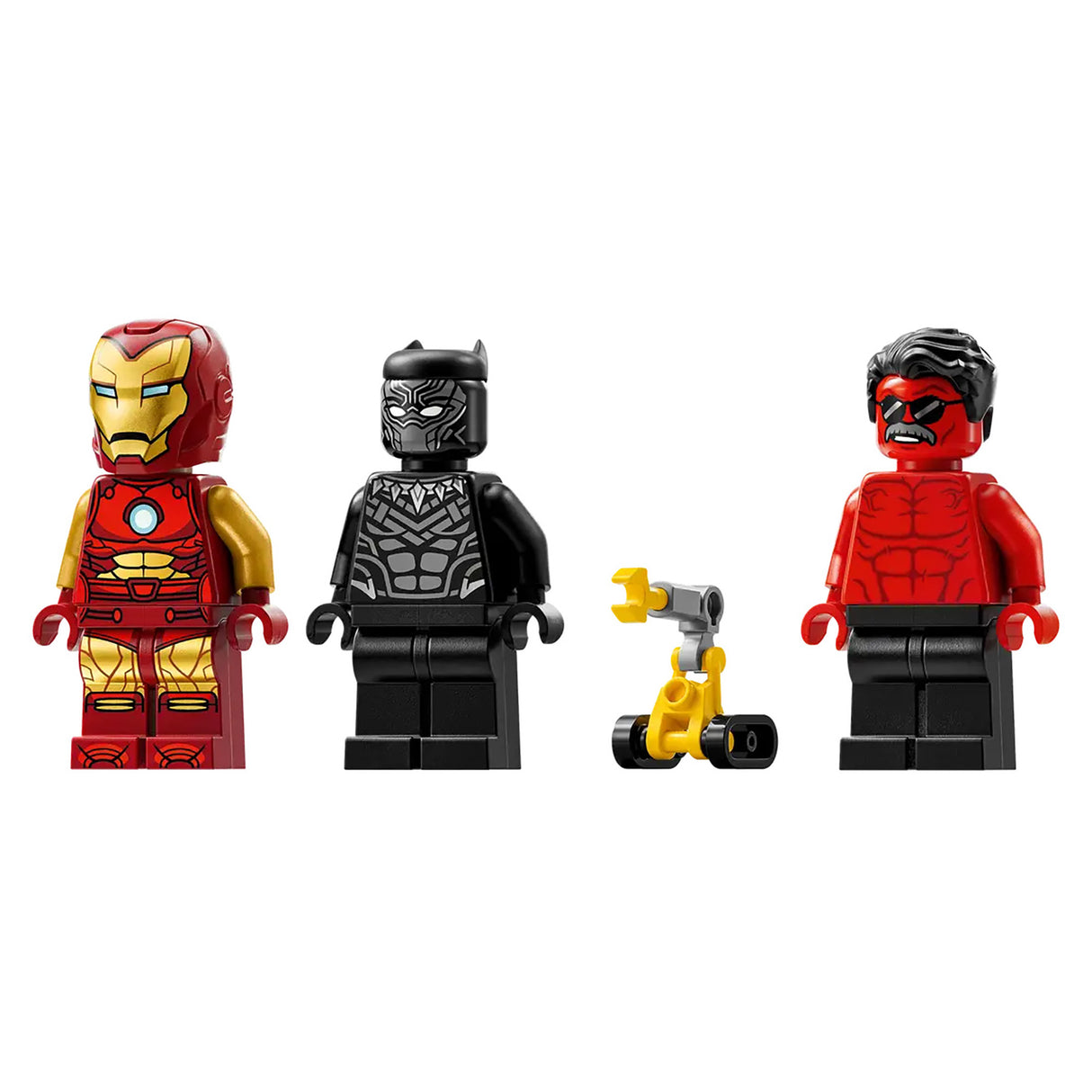 LEGO Marvel Iron Man Car & Black Panther Vs Red Hulk 76310