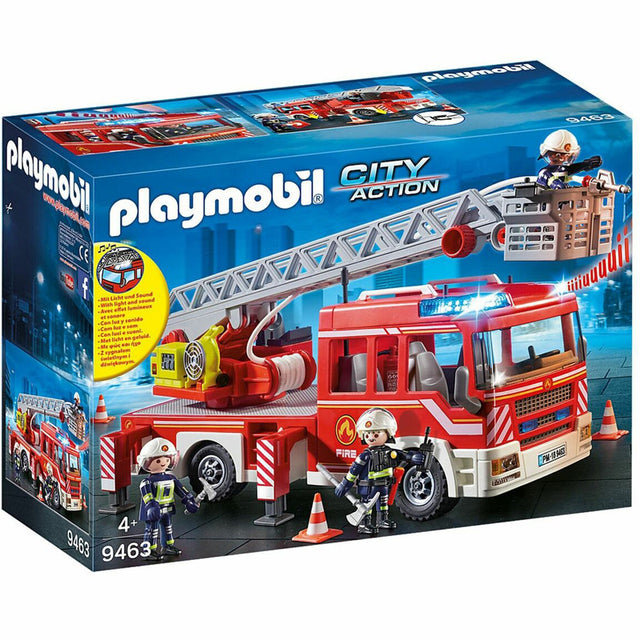 Playmobil 9463 City Action Playset - Fire Engine with Lights