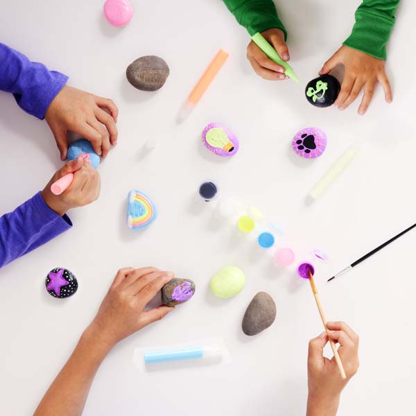 Faber-Castell Creativity for Kids Glow in the Dark Rock Painting Kit