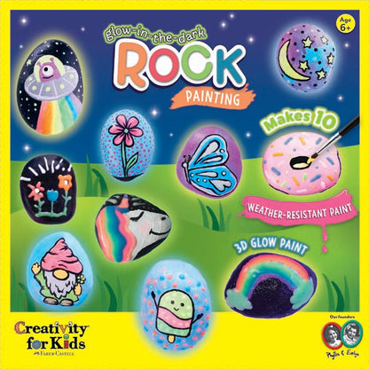 Faber-Castell Creativity for Kids Glow in the Dark Rock Painting Kit