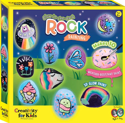Faber-Castell Creativity for Kids Glow in the Dark Rock Painting Kit