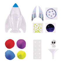 Faber-Castell Creativity for Kids Glow in the Dark Sand Art Rocket Kit