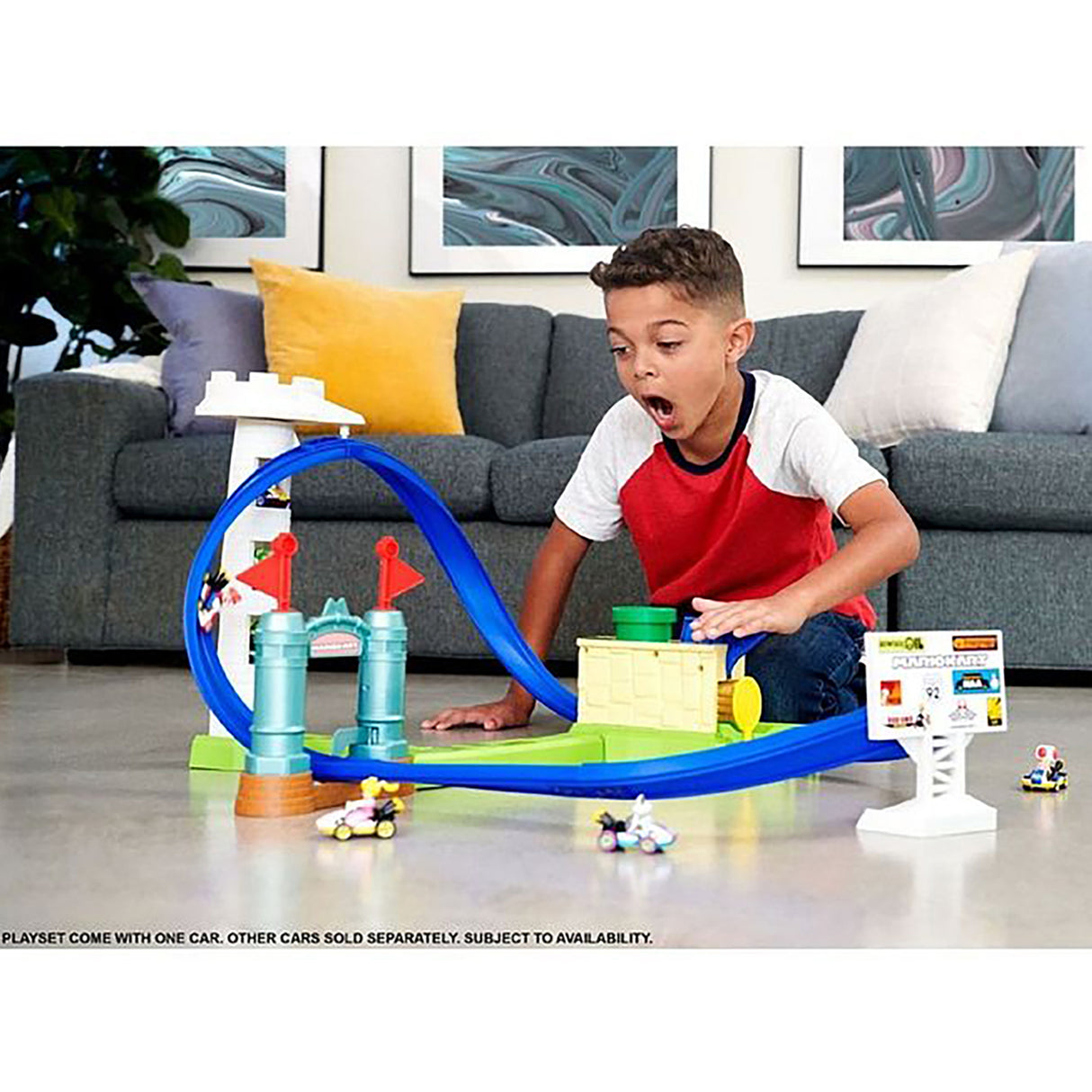 Hot Wheels Mariokart Circuit Slam Track Set