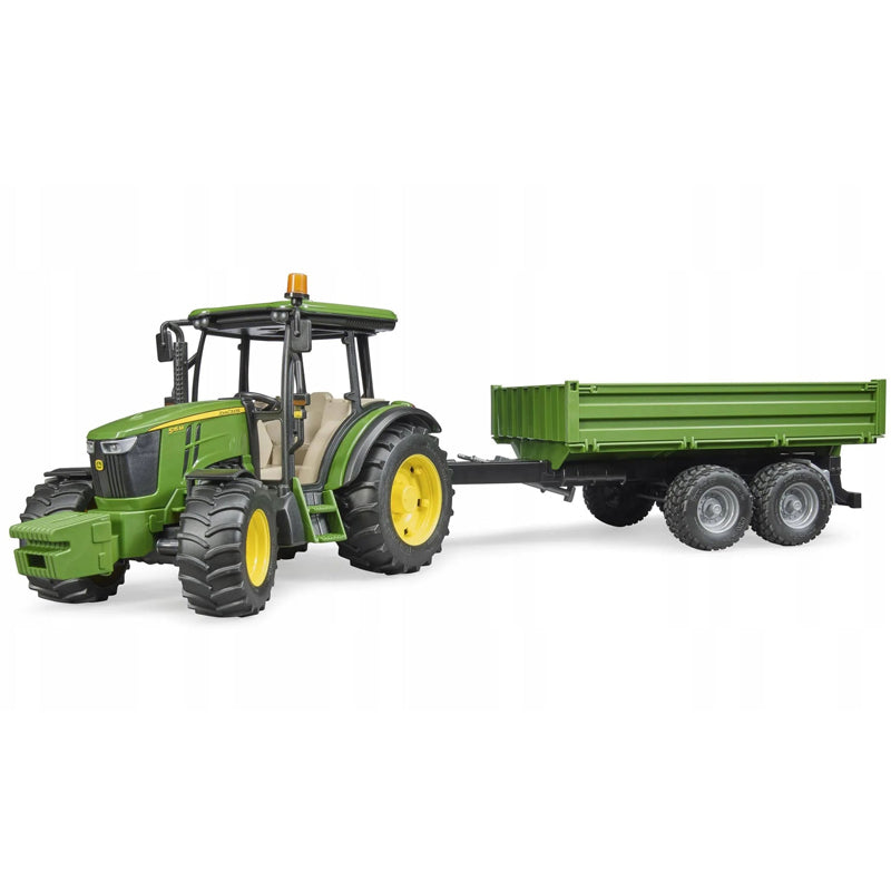 Bruder John Deere 5115M Tractor with Trailer