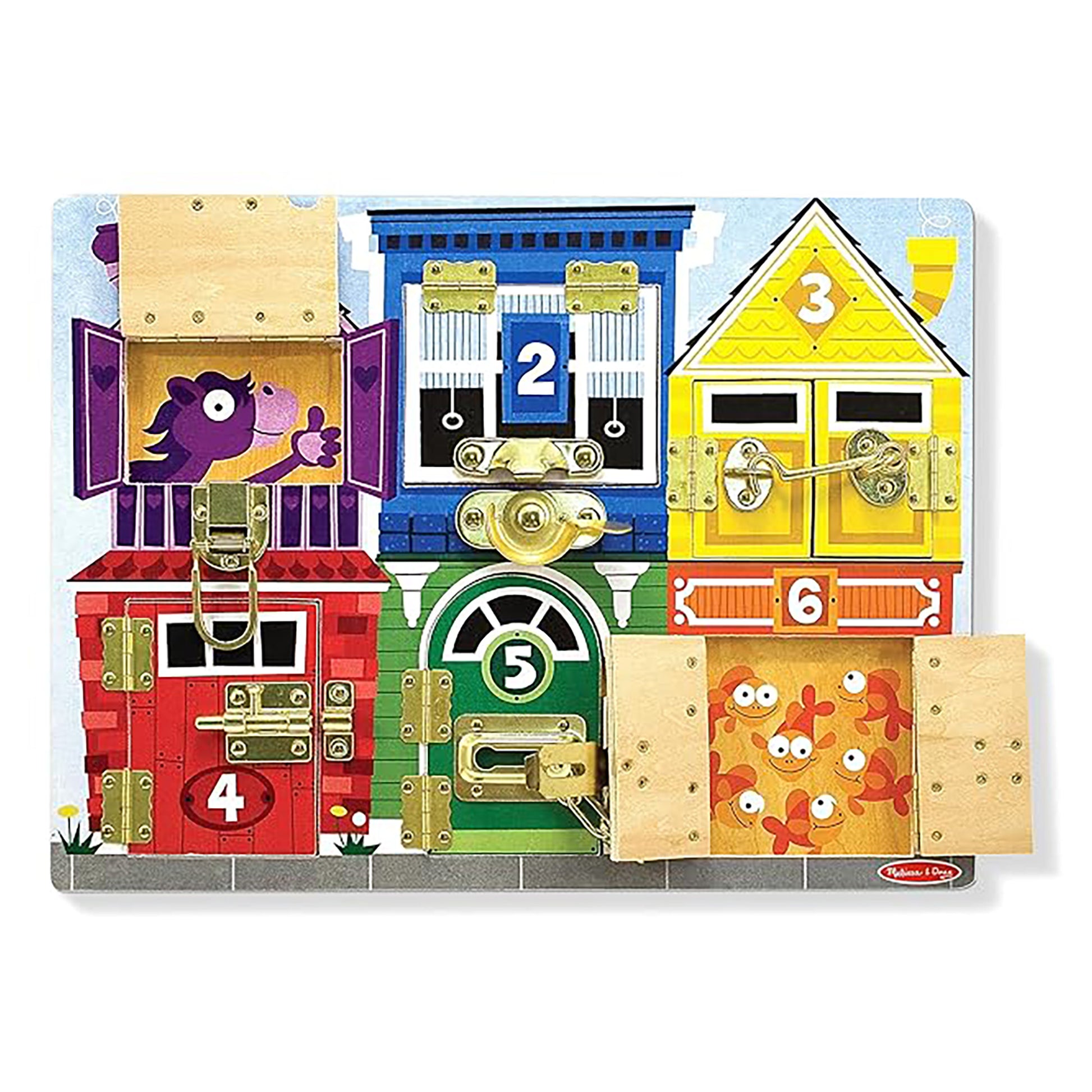 Melissa & Doug Wooden Latches Board