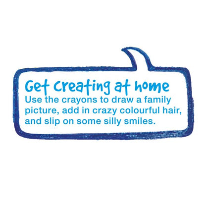 Little Creatives Jumbo Creamy Crayons Pack of 6