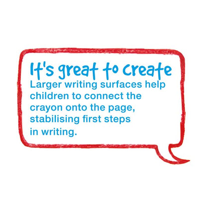 Little Creatives Jumbo Creamy Crayons Pack of 6