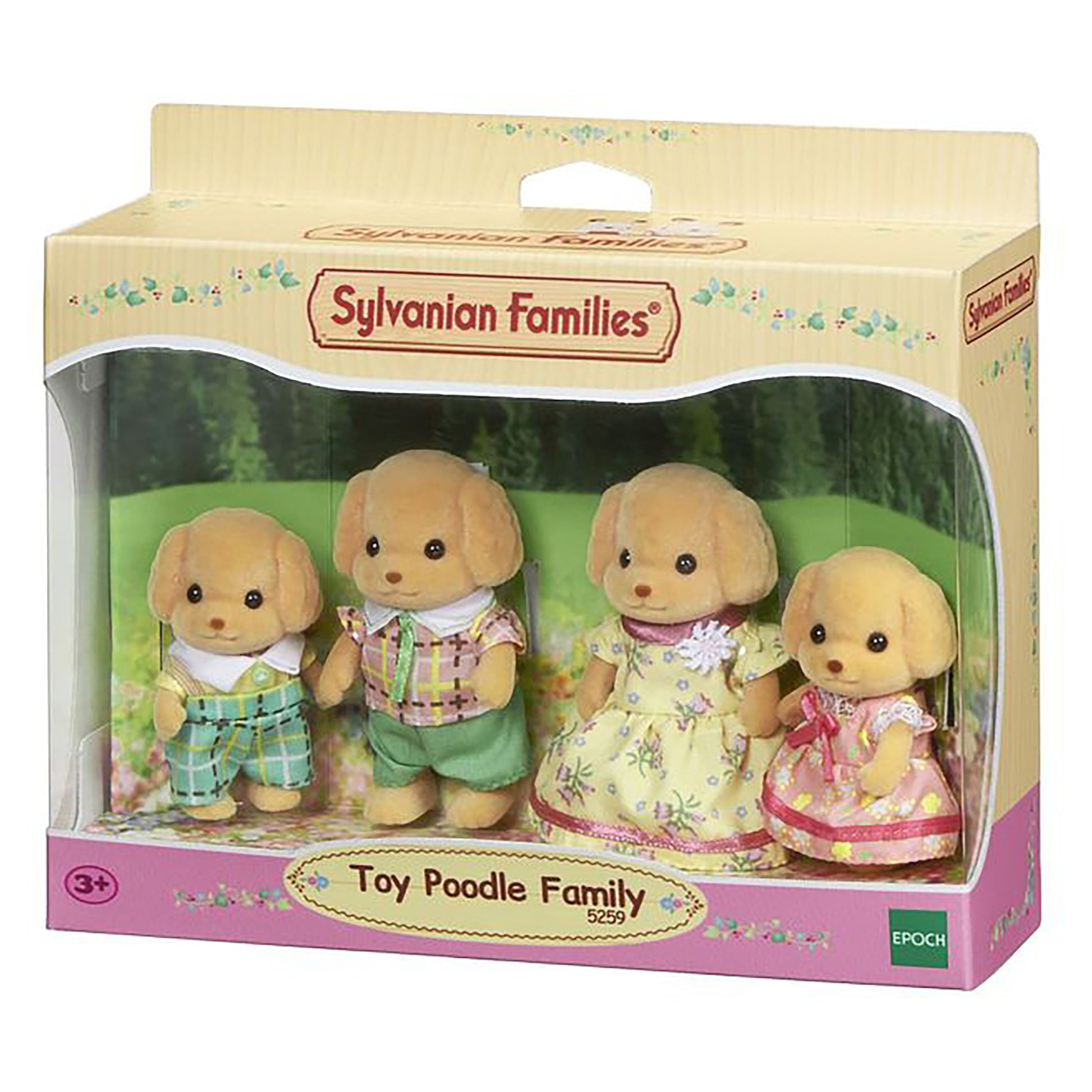 Sylvanian Families Toy Poodle Family
