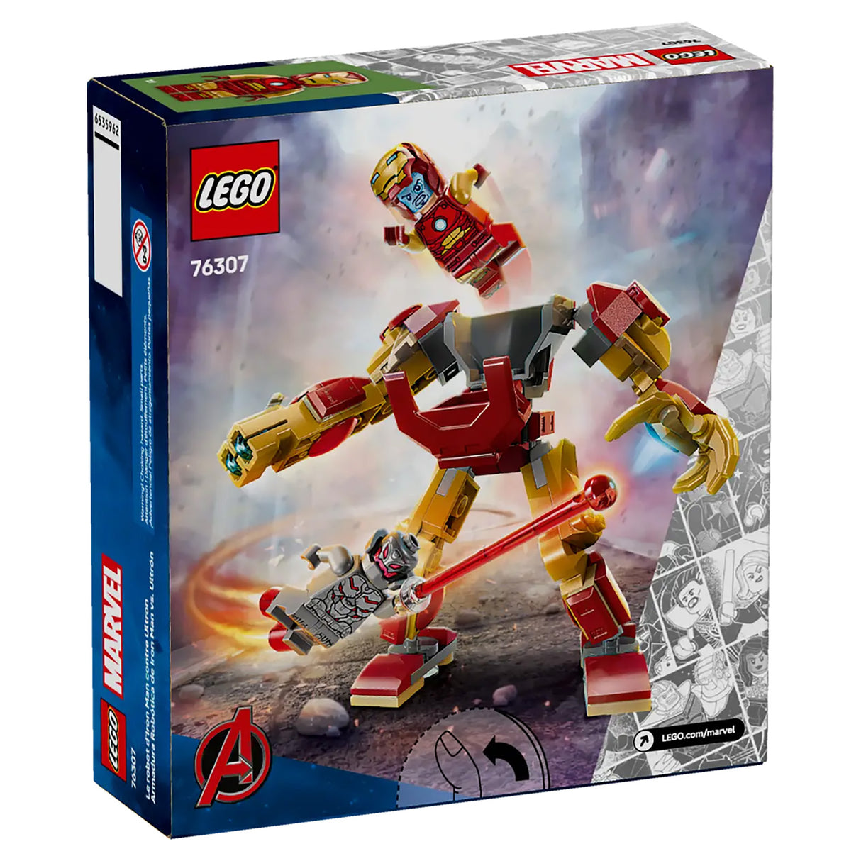 LEGO Marvel Iron Man Mech vs. Ultron 76307