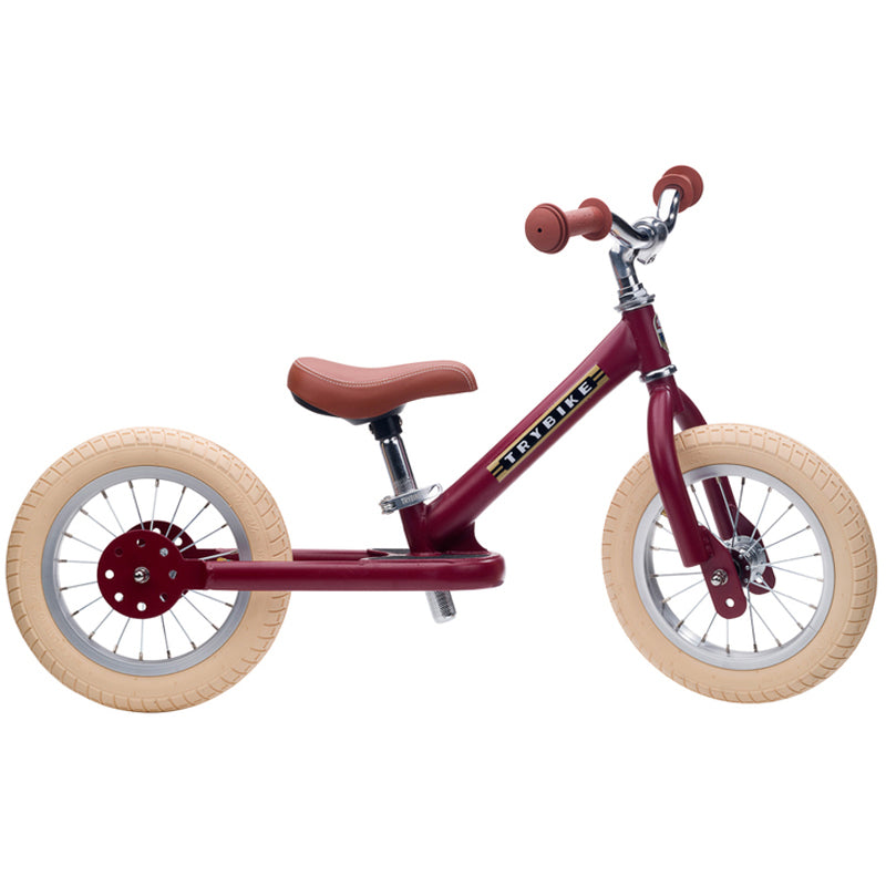 Trybike Vintage Red 2 in 1 Balance Bike