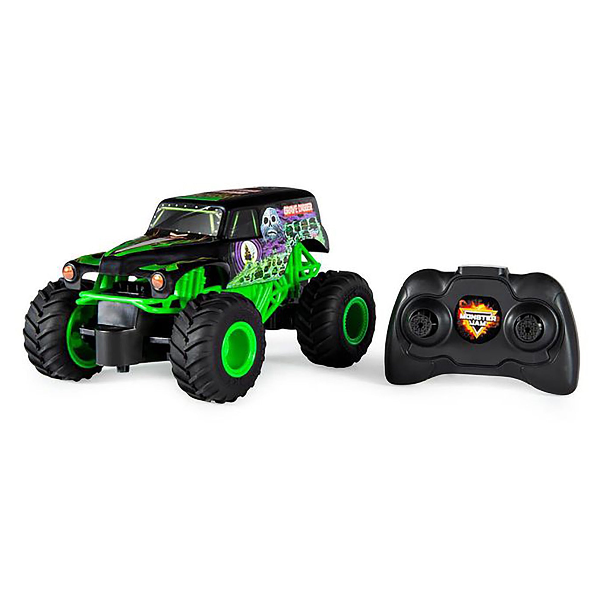  Monster Jam, Official Grave Digger Remote Control Truck 1:15  Scale, 2.4GHz : Toys & Games