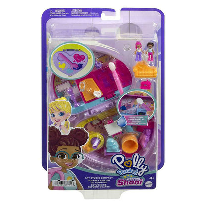 Polly Pocket Starring Shani Art Studio Compact Playset