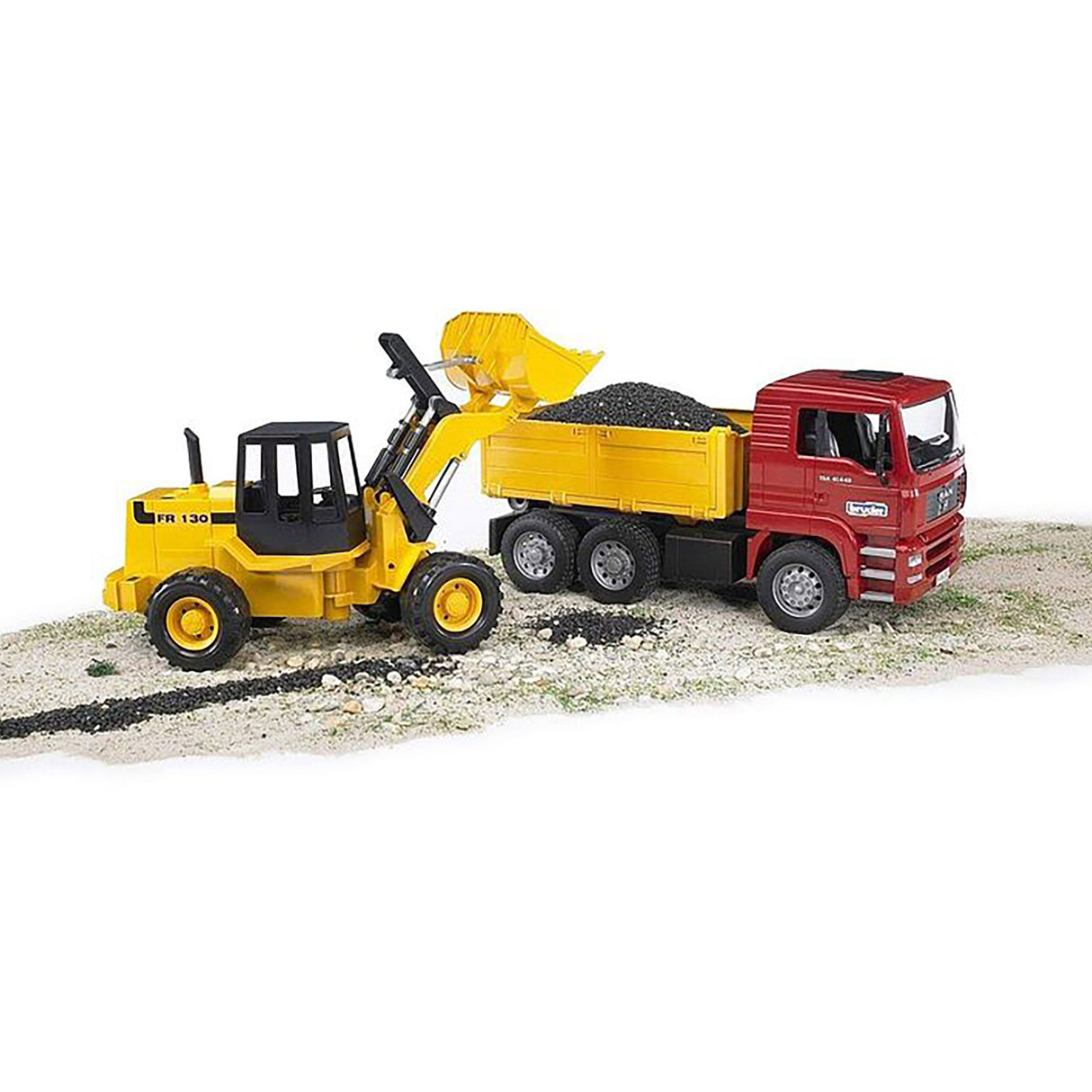 Bruder Construction Truck with Articulated Road Loader