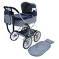 Bayer Classic Pram Blue & White