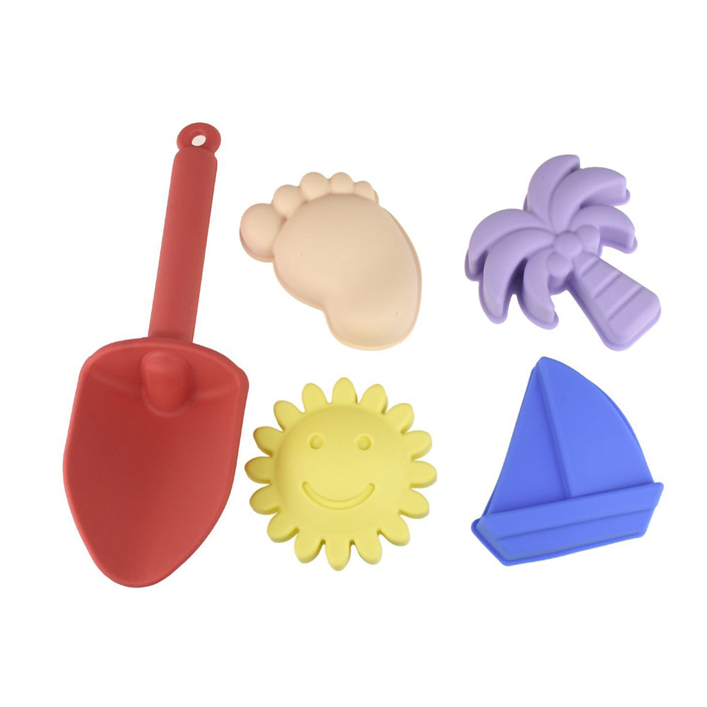 Silicone Beach 6pce Set Pink