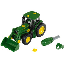 John Deere 1:24 6215R Buildable Tractor with Front Loader & Weight