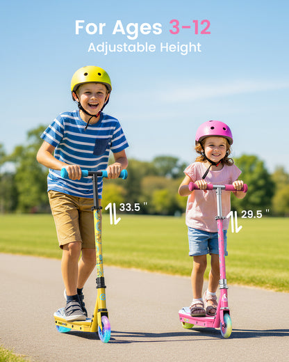 GYROOR Minions KS2 Electric Kids Scooter (Pink)