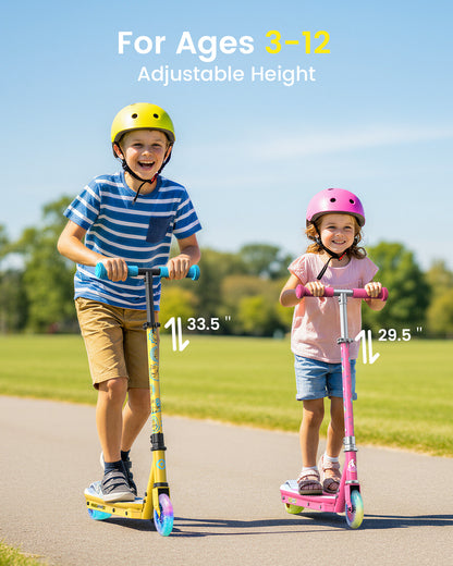 GYROOR Minions KS2 Electric Kids Scooter (Yellow)