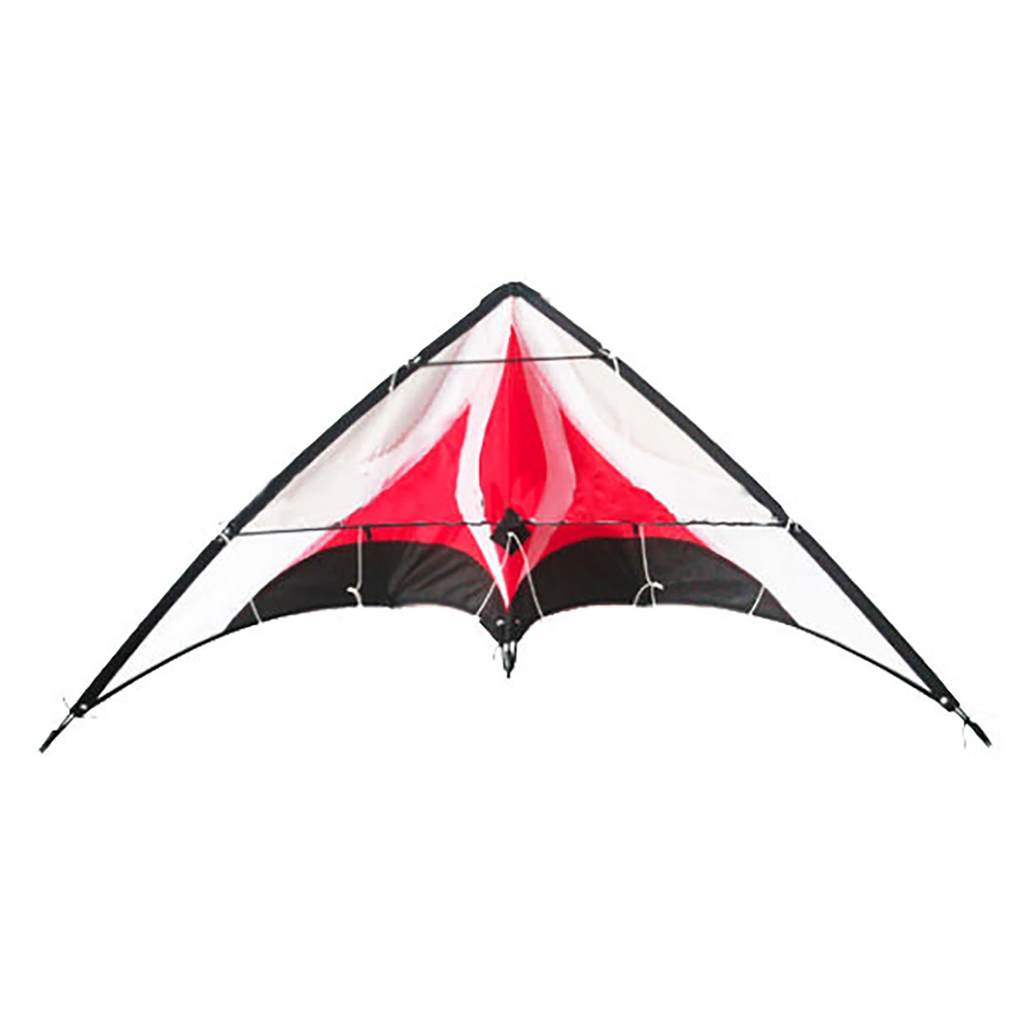 Dual Line Stunt Kite Red Black White (1.2 mtrs)