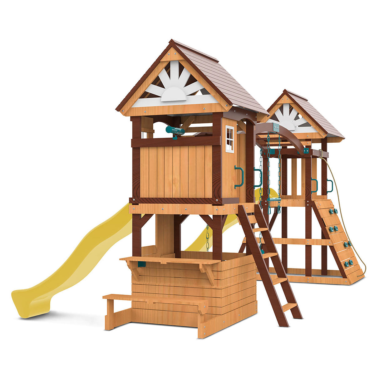 Lifespan Kids Armadale Play Centre Set with 2 x 2.2m Slides