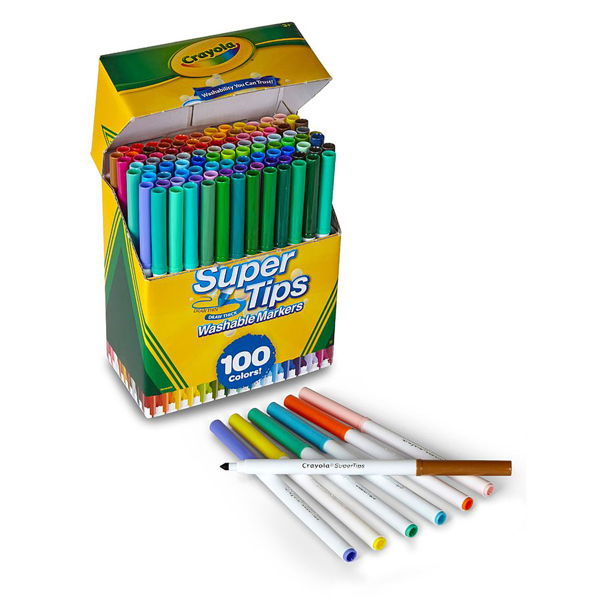 Crayola Super Tips Markers (Pack of 100)