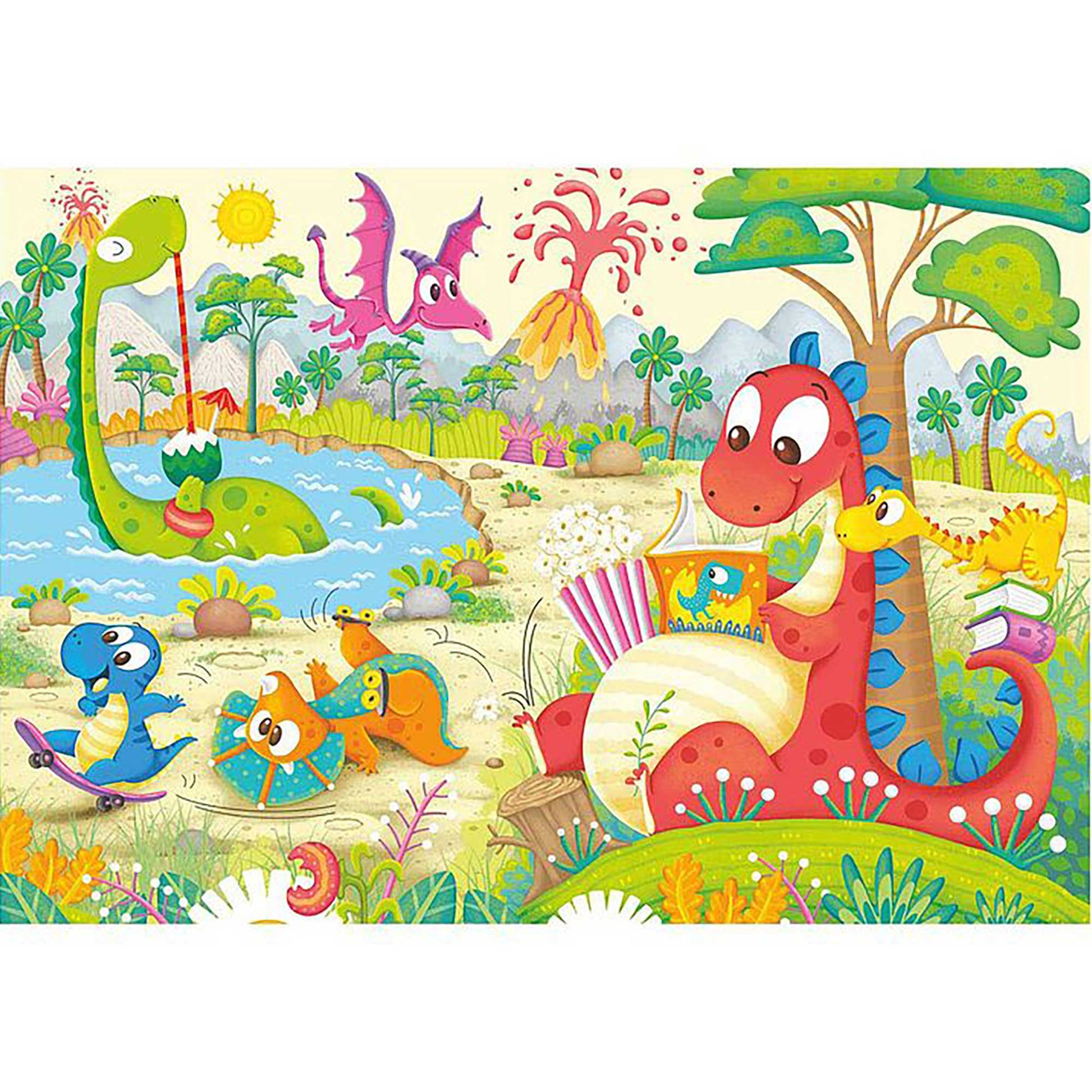 Ravensburger My Dino Friends Puzzle (2x12 pieces)