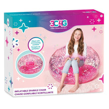 Pink Glitter Confetti Inflatable Chair