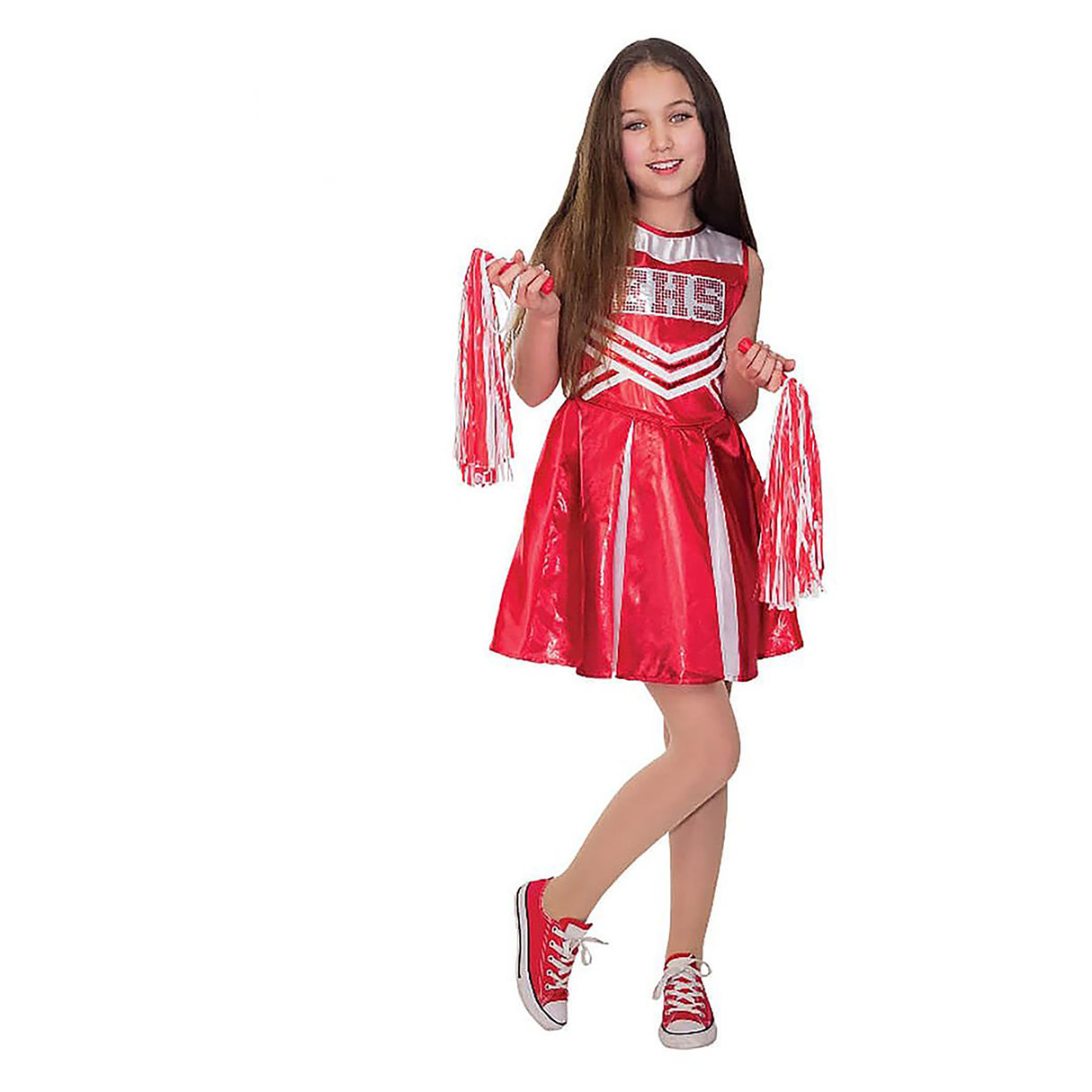 Rubies High School Musical Wildcat Cheerleader Costume, Red (5-6 years)