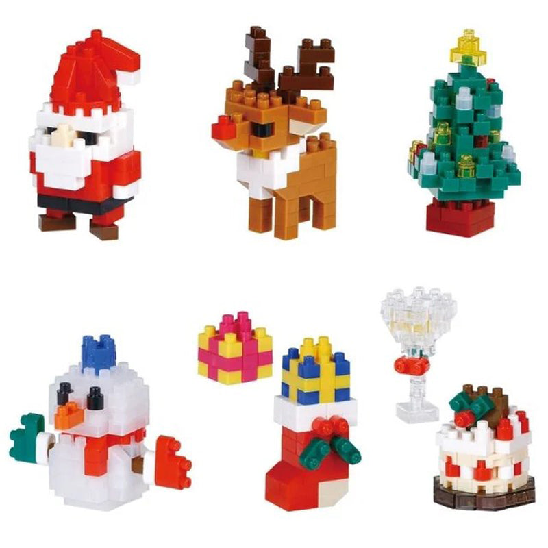 Nanoblock Mini Nano Christmas 2024  (6 Designs)