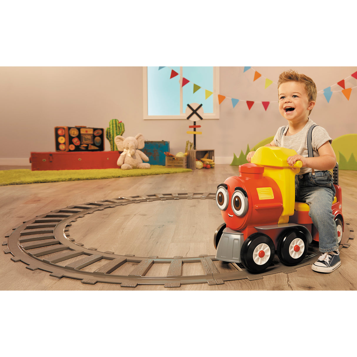 Little Tikes Cozy Train Scoot with Track