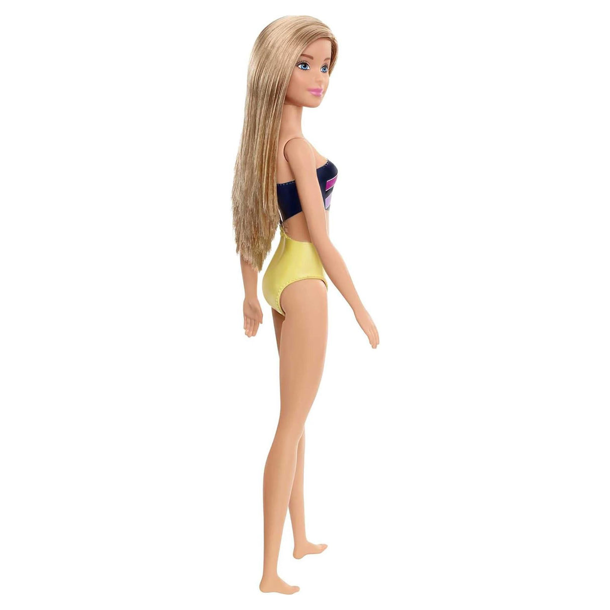 Barbie Swimsuit Doll - Purple & Yellow Swimsuit
