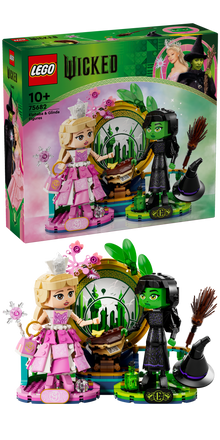 LEGO Wicked Elphaba & Glinda Figures 75682, (558-pieces)