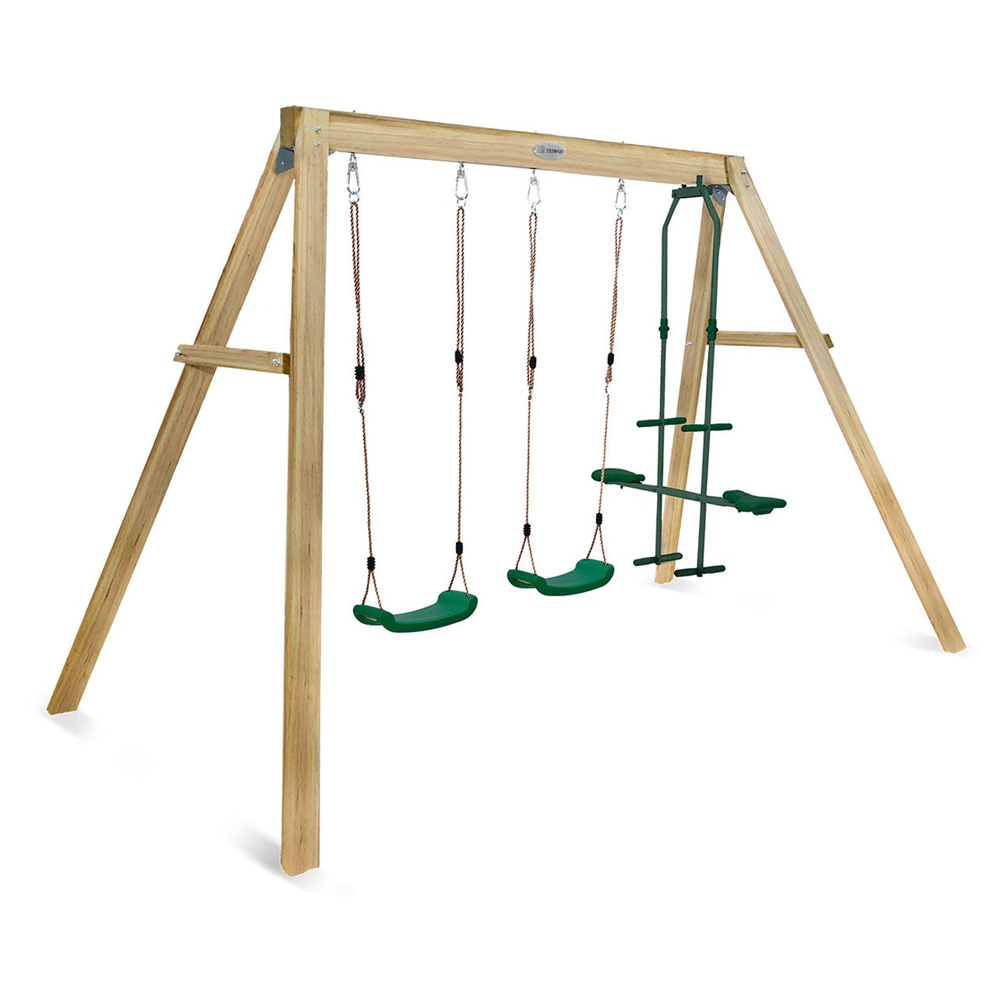 Lifespan Kids Forde 3-Station Timber Swing Set