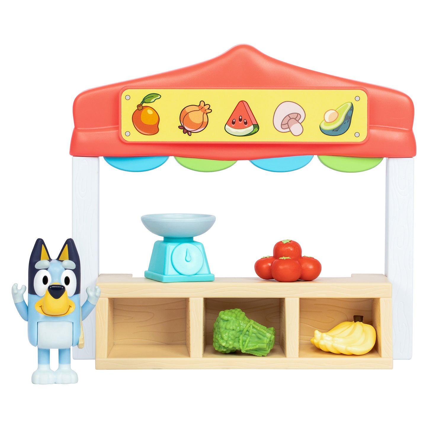 Bluey S12 Mini Farmers Market Playset