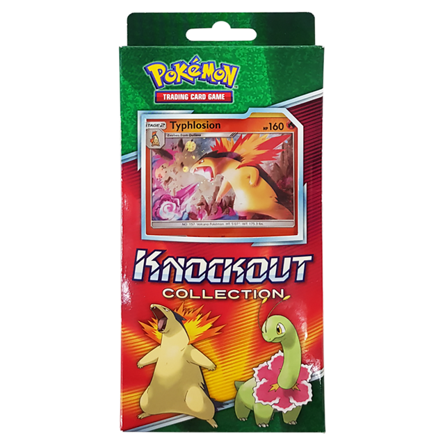 Pokemon TCG Booster Knock Out Collection (3 x Boosters) Typhlosion
