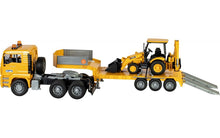 Bruder MAN TGA Low Loader With JCB Midi CX Backhoe & Loader Limited Edition