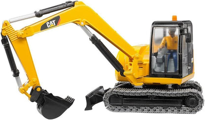 Bruder Caterpillar Mini Excavator with Worker
