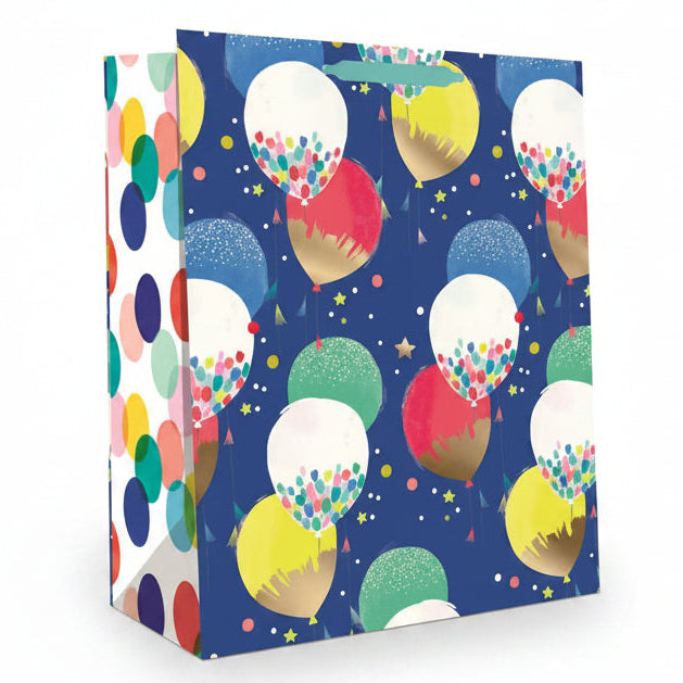 Hallmark Large Balloons on Blue Gift Bag – Toys