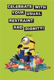 Hallmark Minions Greeting Card Celebrate!
