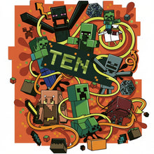 Connections from Hallmark Minecraft 10th Birthday Greeting Card