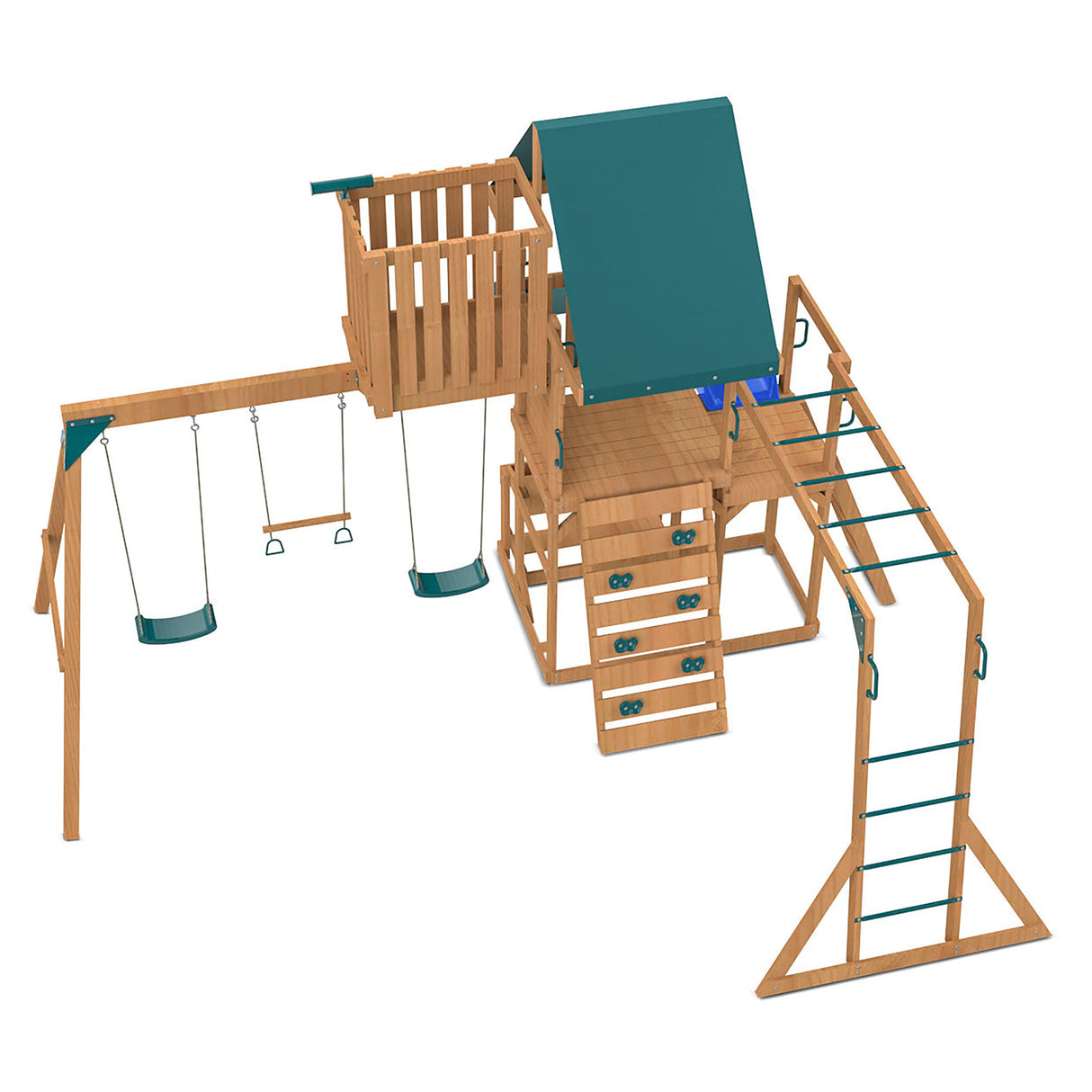 Lifespan Kids Walton Play Centre Set with 2.2m Blue Slide