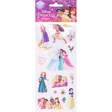 Princesses Stickers 3Pk Holographic