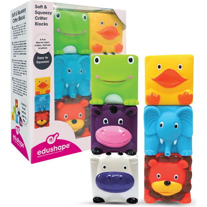 Soft & Squeezy Critter Blocks