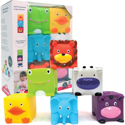 Soft & Squeezy Critter Blocks