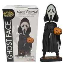 Ghost Face With Pumpkin Head Knocker