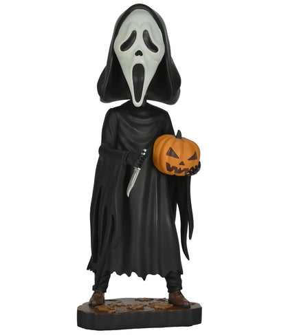 Ghost Face With Pumpkin Head Knocker