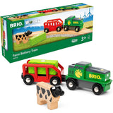 BRIO Farm Battery Train