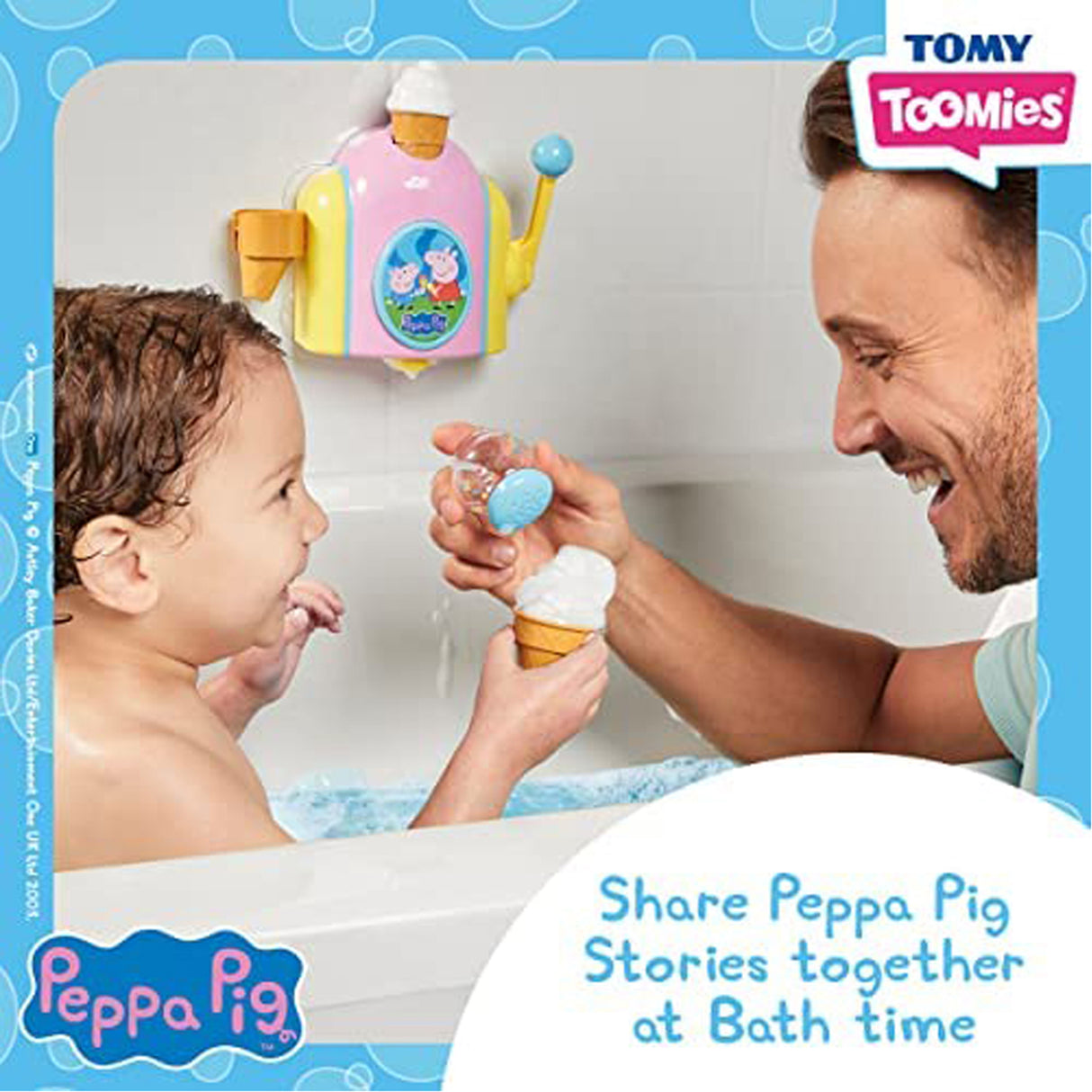 TOMY Toomies Peppa Pig Bubble Ice Cream Maker