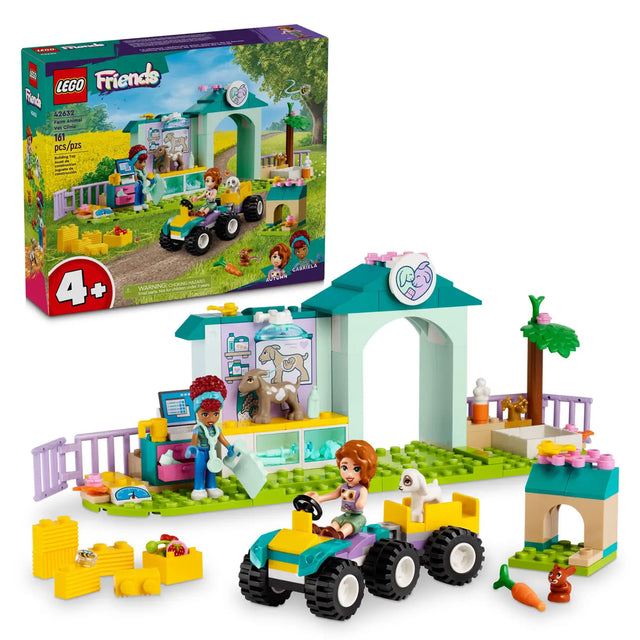 LEGO Friends Farm Animal Vet Clinic 42632, (161-pieces)